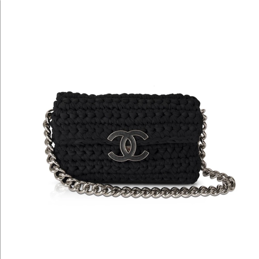 ISO Chanel Fancy Crochet Flap Bag